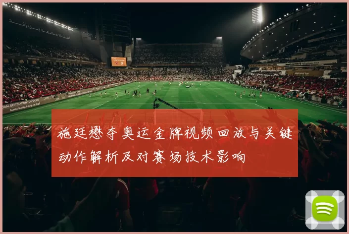 施廷懋夺奥运金牌视频回放与关键动作解析及对赛场技术影响